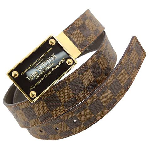 louis vuitton men's belts brown.